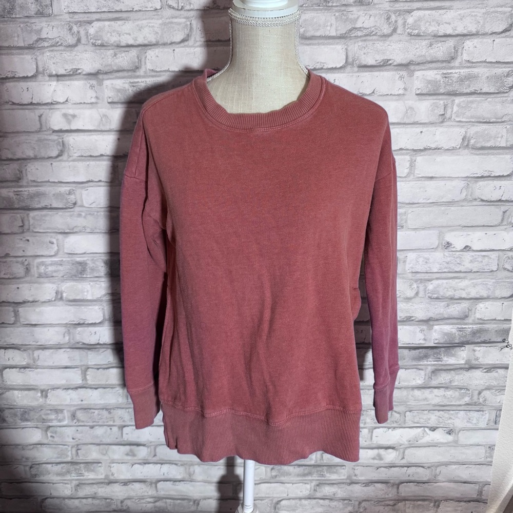 Velocity Red Crewneck Athletic Lounge Sweater